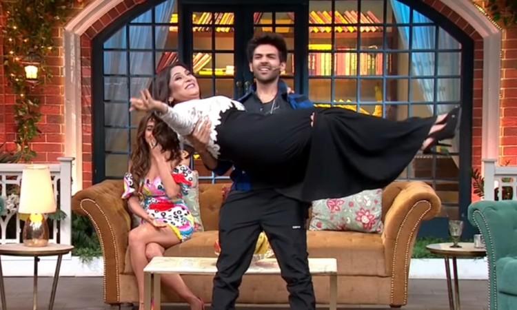 Kartik Aaryan, Sara Ali Khan, Archana Puran Singh on The Kapil Sharma Show Kapil Sharma, Kartik Aaryan, Sara Ali Khan, Archana Puran Singh
