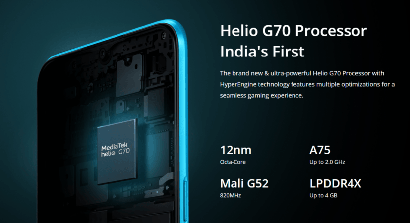 Realme C3 is the first smartphone to feature Helio G70 Realme C3 is the first smartphone to feature Helio G70