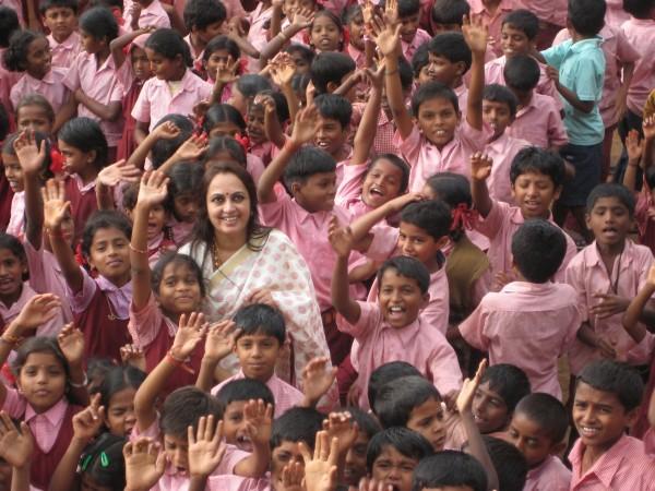 Bhanumathi Narasimhan, Chairperson, International Women's Conference, and sister of global spiritual figure, Gurudev Sri Sri Ravi Shankar. International WOmens day