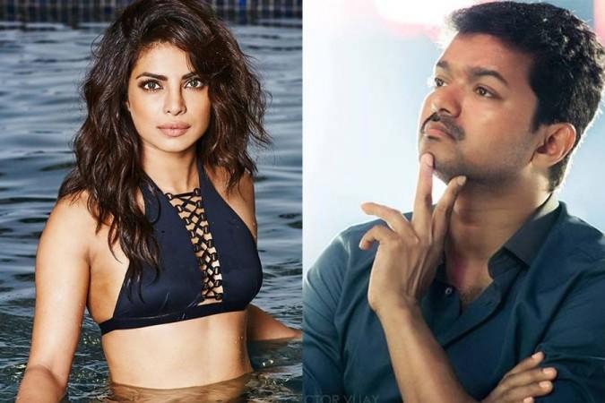 Priyanka Chopra and Vijay. Priyanka Chopra and Vijay