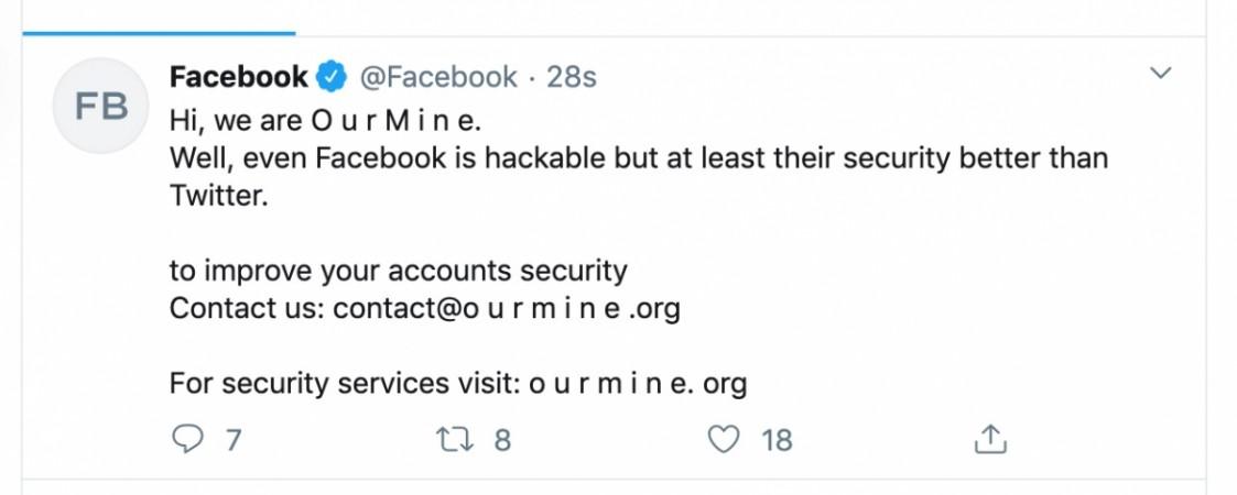 Facebook's Twitter and Instagram accounts hacked Facebook's Twitter and Instagram accounts hacked