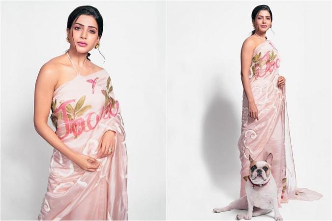 Samantha Akkineni sets a trend in film industry with Jaanu-printed saree Samantha Akkineni sets a trend in film industry with Jaanu-printed saree