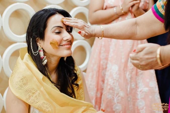 Kamya Panjabi's haldi ceremony