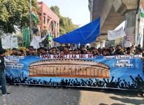 Jamia Millia Parliament march