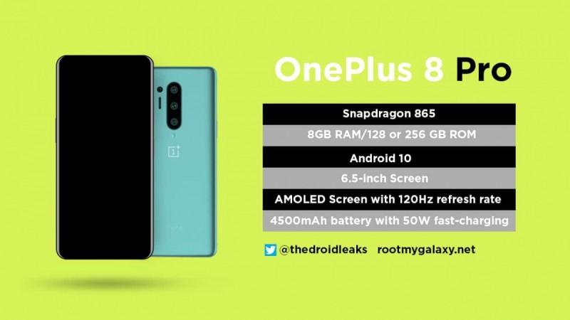 OnePlus 8 Pro render leaked OnePlus 8 Pro render leaked