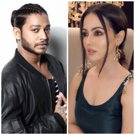 Sana Khan and Melvin Louis Sana Khan and Melvin Louis