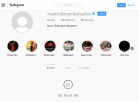 RCB Instagram