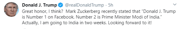 donald trump twitter