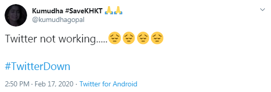 Twitter down