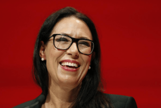 Britain's shadow Secretary of State for Work and Pensions, Debbie Abrahams, speaks during the second day of the Labour Party conference in Liverpool, Britain, September 26, 2016. REUTERS Debbie