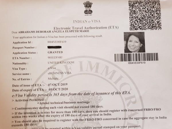 Debbie Abrahams e-visa