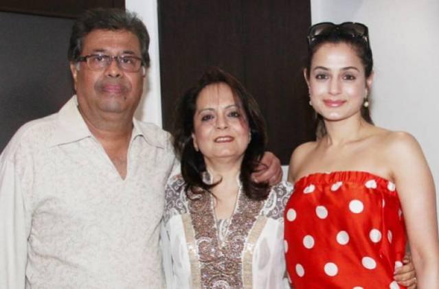 Ameesha Patel with her parents Ameesha Patel with her parents