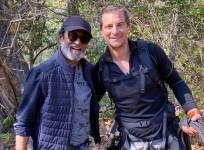 Rajinikanth with Bear Grylls on Man vs Wild