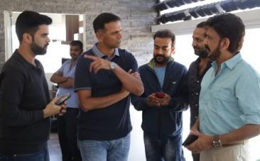 Rahul Dravid with Ramesh Aravind