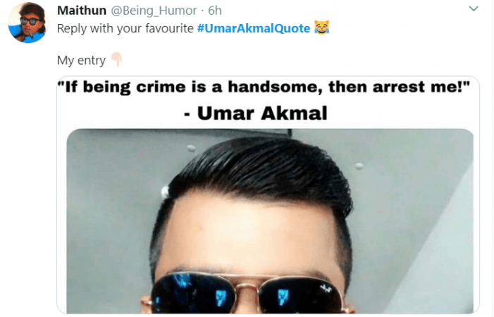 Umar Akmal tweet