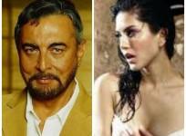Kabir Bedi and Sunny Leone