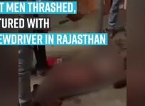 Dalit men thrashed, tortured with screwdriver in Rajasthan