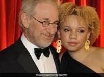 Steven Spielberg with his daughter Mikaela