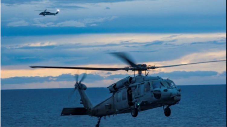 Seahawk helicopters of US Navy Seahawk helicopters
