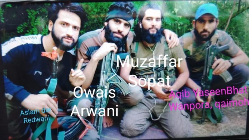 Identified terrorists. @AdityaRajKaul/Twitter anantnag encounter