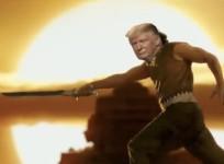 Donald Trump as bahubaali