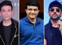 Karan Johar Sourav Ganguly Hrithik Roshan