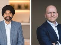 Michael Miebach (R) to replace Ajay Banga as Mastercard CEO
