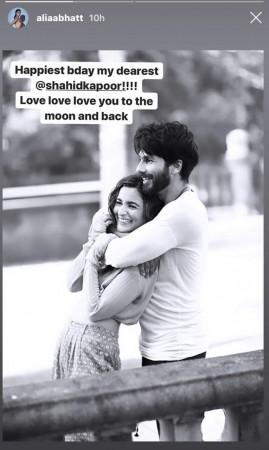 Alia wishes Shahid kapoor
