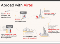 Airtel revises its IR packs and services