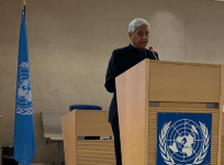 Vikas Swarup, Secretary (West), the Ministry of External Affairs, at UN Human Rights Council meeting
