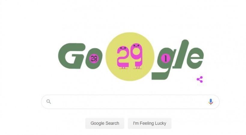 Google celebrates leap day with doodle google doodle