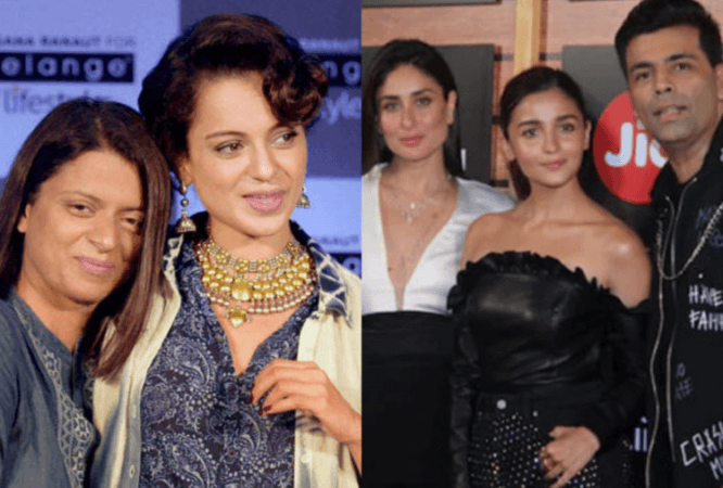 Rangoli targets Alia Bhatt yet again (Source: Twitter) Rangoli Chandel Karan Johar Kangana Ranaut Alia Bhatt Kareena Kapoor