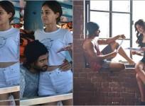 Vijay Devarakonda and Ananya Pandey's awkward hug