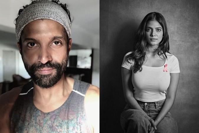 Farhan Akhtar and Malavika Mohanan. Farhan Akhtar and Malavika Mohanan