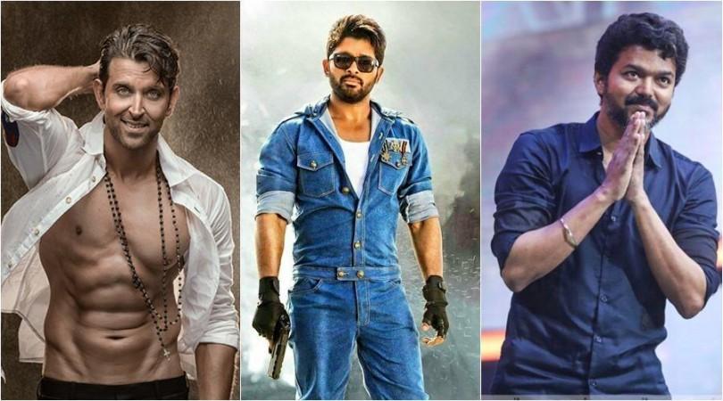 Hrithik Roshan, Allu Arjun and Vijay Hrithik Roshan, Allu Arjun and Vijay