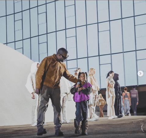 Kanye West and North West