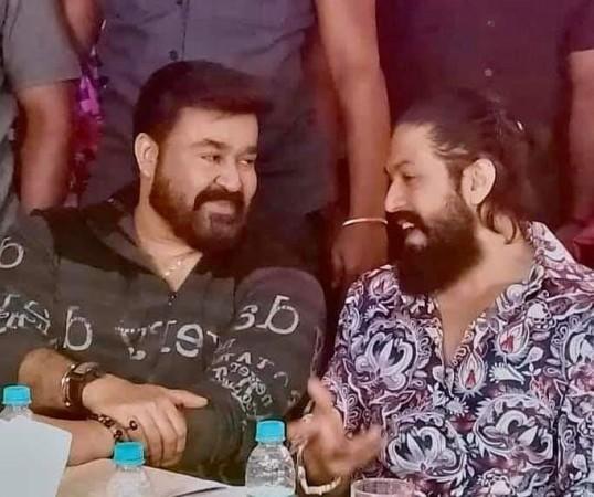 Yash and Mohanlal. Yash and Mohanlal