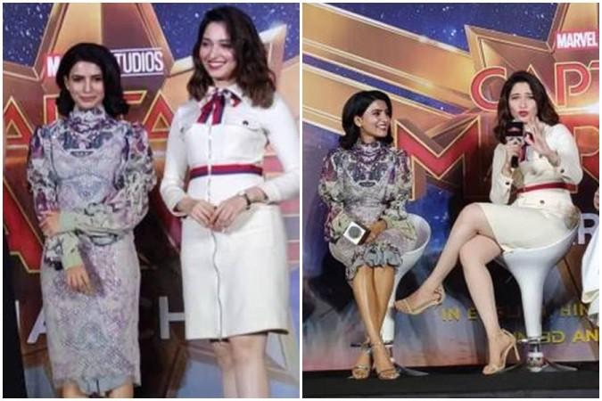 Tamannaah Bhatia and Samantha Akkineni Tamannaah Bhatia and Samantha Akkineni