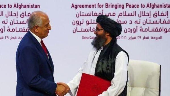 The US-Taliban deal was signed on Saturday. US Taliban Peace Deal