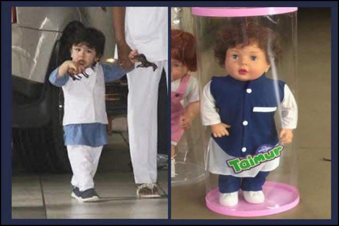 Taimur as doll