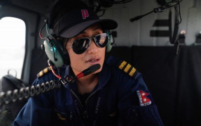 Priya Adhikari is Nepal's only female rescue pilot Priya Adhikari