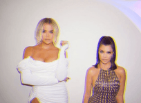 Khloe Kardashian and Kourtney Kardashian
