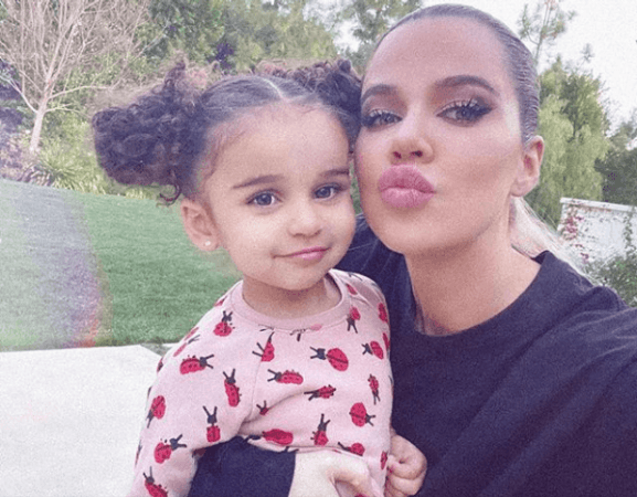 Khloe Kardashian and daughter True