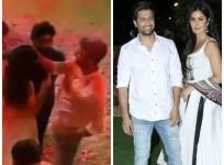 Katrina Kaif and Vicky Kaushal at Holi party