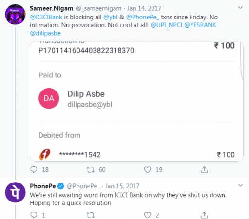 PhonePe CEO lashes out at ICICI PhonePe CEO lashes out at ICICI