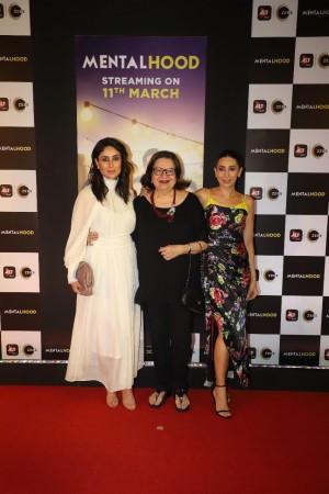 Karisma Kapoor with family at the screening of Mentalhood