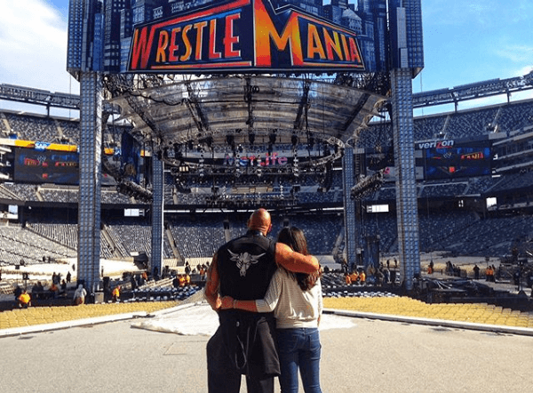 Dwayne 'The Rock' Johnson with daughter Simone
