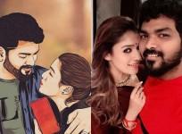 Nayanthara with her boyfriend Vignesh Shivan