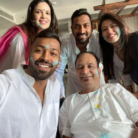 Natasa Stankovic and Hardik Pandya