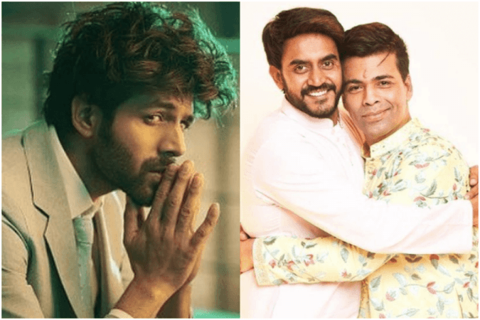 Kartik Aaryan, Shashank Khaitan and Karan Johar